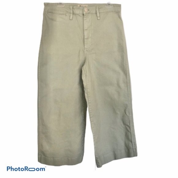 Madewell Emmett High Waist Crop Wide Leg P… - Picture 2 of 9